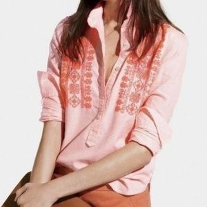 J. Crew Popover in Neon Stripe Popover